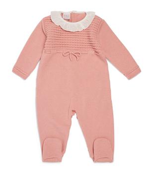 Paz Rodriguez | Wool Collared All-In-One (0-12 Months)商品图片,