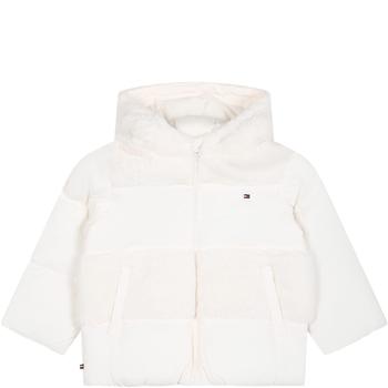 商品Tommy Hilfiger | Ivory Jacket For Baby Kids With Iconic Flag,商家Italist,价格¥1199图片