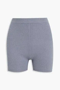 Alexander Wang | Ribbed wool-blend shorts 2.5折×额外8折x额外9.5折, 额外八折, 额外九五折