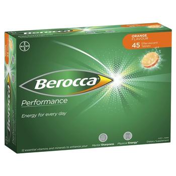 巴宝莉短袖新款, Berocca | 拜耳Berocca宝力加泡腾片VC补充多种维生素BC镁锌香橙味45片商品图片 额外8.2折x额外9折, 额外八二折, 额外九折