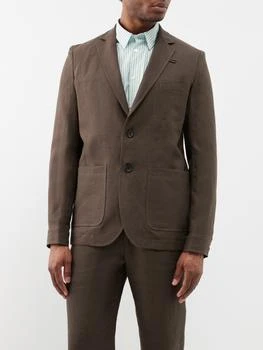 推荐Theobald Oakes linen suit jacket商品