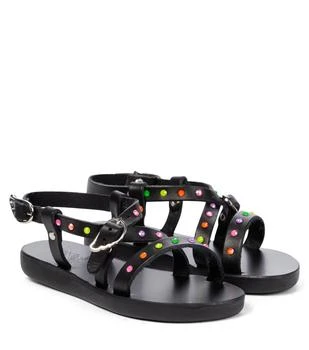 ANCIENT GREEK SANDALS | Little Sofia皮革凉鞋,商家MyTheresa CN,价格¥801