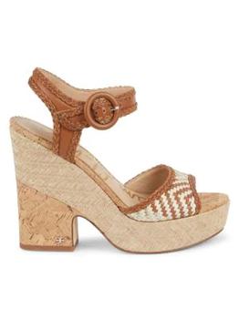 推荐Lillie Woven Cork Platform Sandals商品
