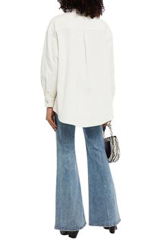 Maje | Embellished cotton-corduroy shirt商品图片,4折×额外7.5折, 额外七五折