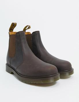 dr. martens切尔西北京, Dr. Martens | Dr Martens 2976 chelsea boots in brown商品图片 