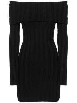 推荐Mariah Ribbed Wool Mini Dress商品