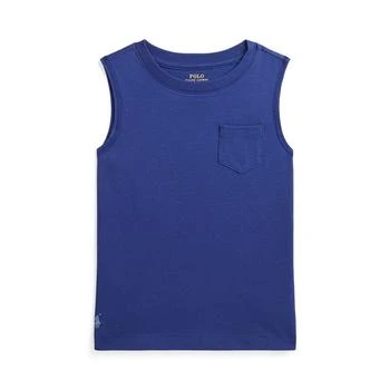 Ralph Lauren | Toddler and Little Boys Cotton Jersey Pocket Tank T-shirt,商家Macy's,价格¥196