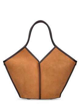 Hereu Sinia Braided Leather Saddle Crossbody Bag In Tan