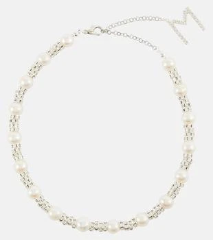 推荐Embellished necklace with rose quartz商品