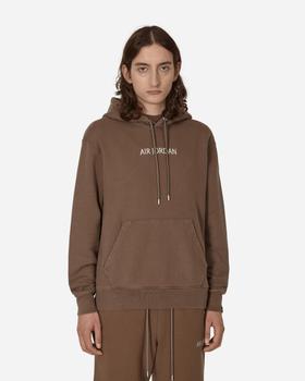 推荐Wordmark Fleece Hooded Sweatshirt Brown商品