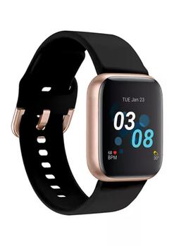 商品Air 3 Touchscreen Smartwatch Fitness Tracker for Men and Women: Rose Gold Case with Black Strap (40 Millimeter)图片