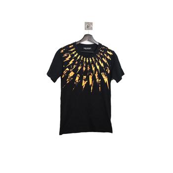 Neil Barrett | Neil Barrett Orange Lightning T-Shirt Black商品图片,5折×额外8.9折, 额外八九折