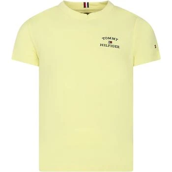 Tommy Hilfiger | T-shirt Jaune Pour Garçon Avec Logo 独家减免邮费