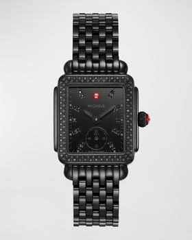推荐Deco Mid Diamond Noir Watch with Bracelet Strap商品