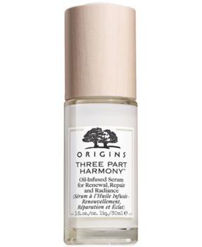 Origins | Three Part Harmony Oil-infused Serum For Renewal, Repair & Radiance商品图片,额外8折, 额外八折