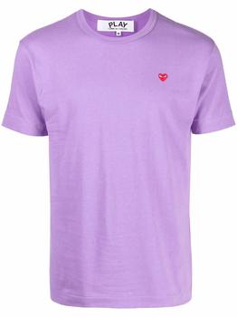 product COMME DES GARCONS PLAY - Long Sleeve Small Heart Logo T-shirt image