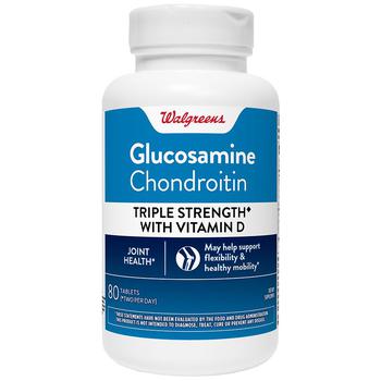 商品Walgreens | Triple Strength Glucosamine Chondroitin with MSM and Vitamin D3,商家Walgreens,价格¥145图片