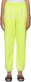 Alexander Wang | Yellow Garment-Dyed Jogger Lounge Pants商品图片,5.6折
