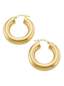 商品Saks Fifth Avenue Collection | 14K Yellow Gold Tubular Hoop Earrings,商家Saks Fifth Avenue,价格¥4107图片