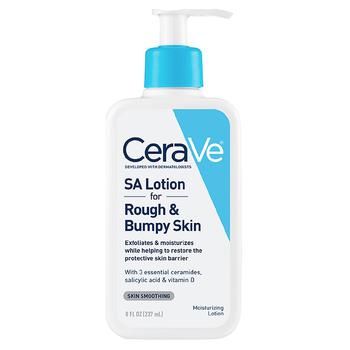 商品CeraVe | Salicylic Acid Body Lotion for Rough and Bumpy Skin with Hyaluronic Acid Fragrance Free,商家Walgreens,价格¥129图片