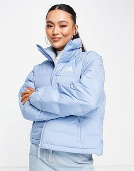 Adidas | adidas Outdoor Helionic down puffer jacket in blue商品图片,6折×额外9.5折, 额外九五折