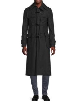 商品Valentino | Wool Blend Longline Duffel Coat,商家Saks OFF 5TH,价格¥6224图片