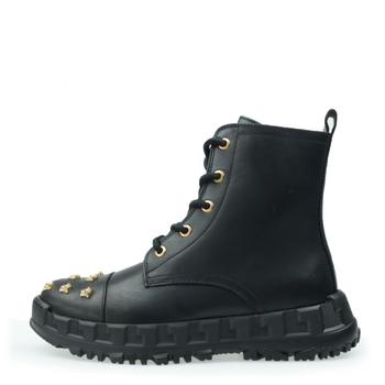 商品Black Medusa Stud Boots,商家Designer Childrenswear,价格¥1452图片