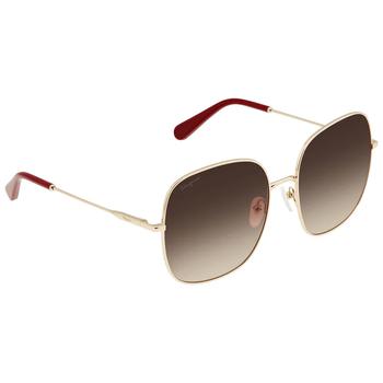 商品Salvatore Ferragamo | 菲拉格慕 棕色渐变方形女士太阳镜 SF300S 703 59,商家Jomashop,价格¥525图片