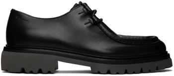 菲拉格慕男鞋男鞋, Salvatore Ferragamo | Black Lace-Up Derbys商品图片 额外8.5折, 额外八五折
