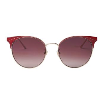 Gucci | GUCCI 女红色女士圆形太阳镜 GG0402SK-002商品图片,满$100享9.5折, 满折