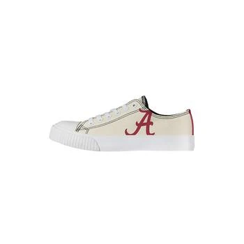 FOCO | Women's Cream Alabama Crimson Tide Low Top Canvas Shoes,商家Macy's,价格¥447