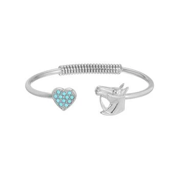 2028 | Crystal Heart Cuff Bracelet,商家Macy's,价格¥412