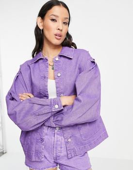 推荐Levi’s Fresh esther modern cotton jacket in lavender商品