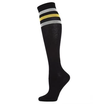 Memoi | Mod Stripe Women's Knee High Tube Socks 