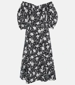 Ralph Lauren | 花卉亚麻中长�连衣裙 4.9折×额外9折, 额外九折