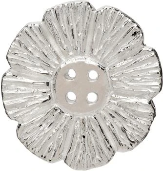 Bleue Burnham | SSENSE Exclusive Silver Marigold Button,商家Ssense US,价格¥2497