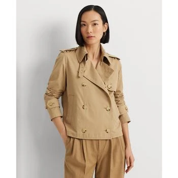 Ralph Lauren | Women's Short Double-Breasted Trench Coat,商家Macy's,价格¥1822