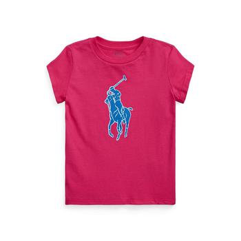 推荐Little Girls and Toddler Girls Logo Jersey T-shirt商品