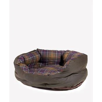 Barbour | Plaid Lined Waxed Cotton Slumber Pet Bed, Small,商家Macy's,价格¥749