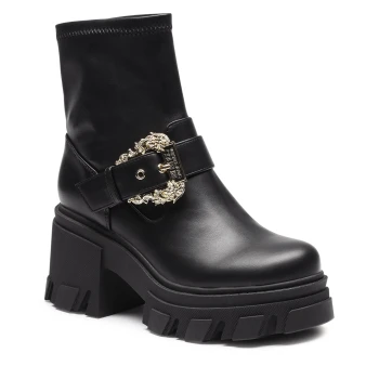 Versace | VERSACE JEANS COUTURE 黑色女士踝靴 75VA3S80-71570-899,商家Beyond Chinalux,价格¥1825