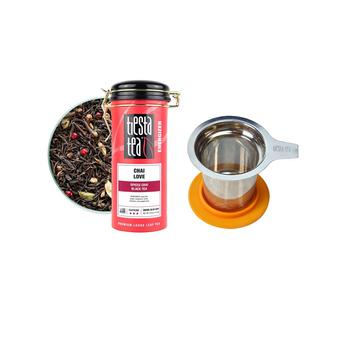 商品Chai Love Loose Leaf Tea and Brewbasket Set, 2 Piece图片