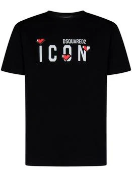 推荐Dsquared2 ICON HEART PIXEL COOL T-shirt商品