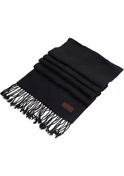 product Women's Solid Fringed 100% Cotton Scarf image