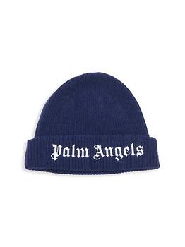 商品Palm Angels | Little Boy's & Boy's Knit Logo Beanie,商家Saks Fifth Avenue,价格¥1303图片