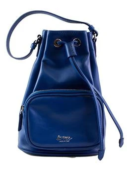 推荐LA ROSE leather satchel bag bluette商品