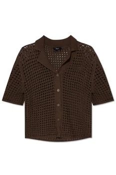 推荐Theory Short Sleeved Buttoned Cardigan商品