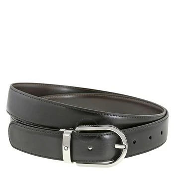 MontBlanc | Reversible Black/Brown Leather Belt 128135,商家Jomashop,价格¥1474