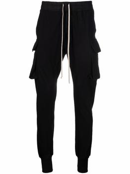 推荐RICK OWENS DRKSHDW Cotton patch pocket trousers Black商品