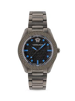 Versace | Greca Dome 42MM Bracelet Watch商品图片,满$200减$50, 满减