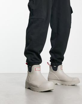 Hunter | Hunter play chelsea neoprene boots in grey商品图片,